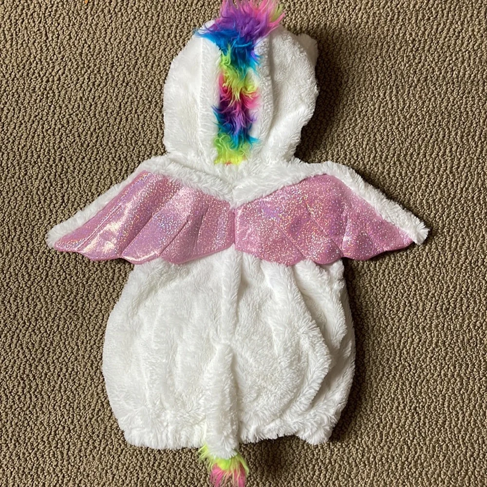 Unicorn costume size 0 - 6 months. So cute!